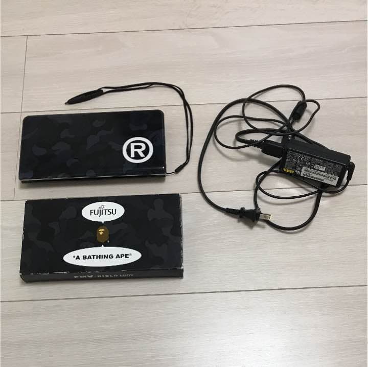 パソコン a bathing ape ✗ fujitsu FMV レア