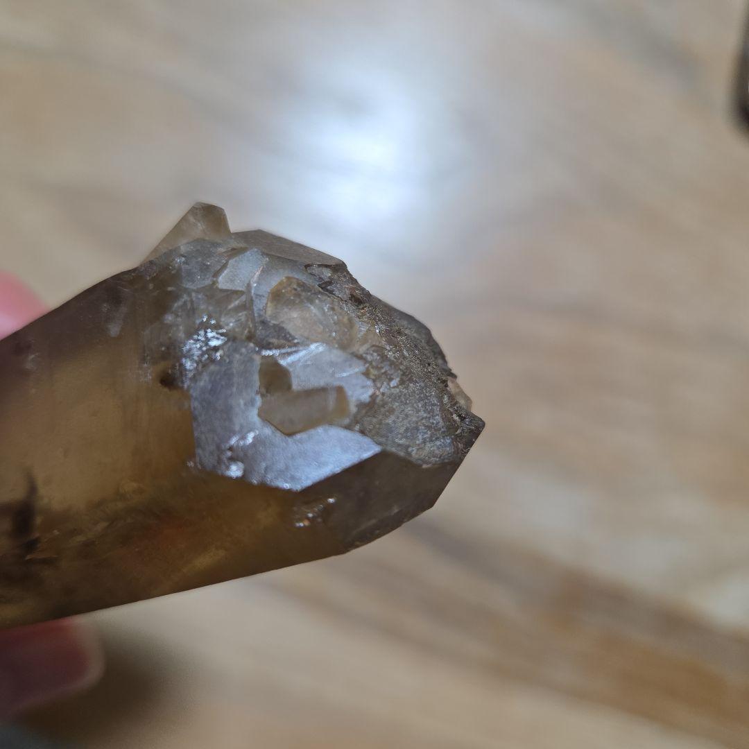 シトリン　原石　ザンビア産　207g　極上　非加熱　非研磨 　鉱物標本