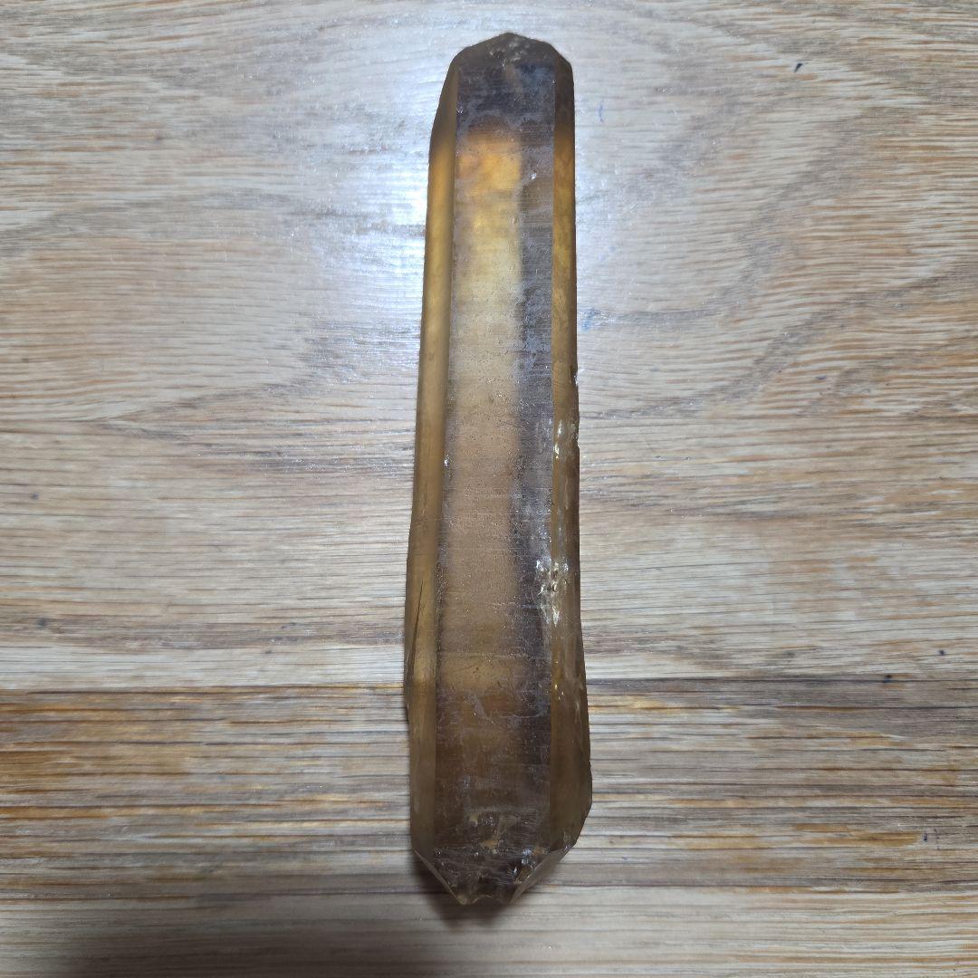 シトリン　原石　ザンビア産　207g　極上　非加熱　非研磨 　鉱物標本