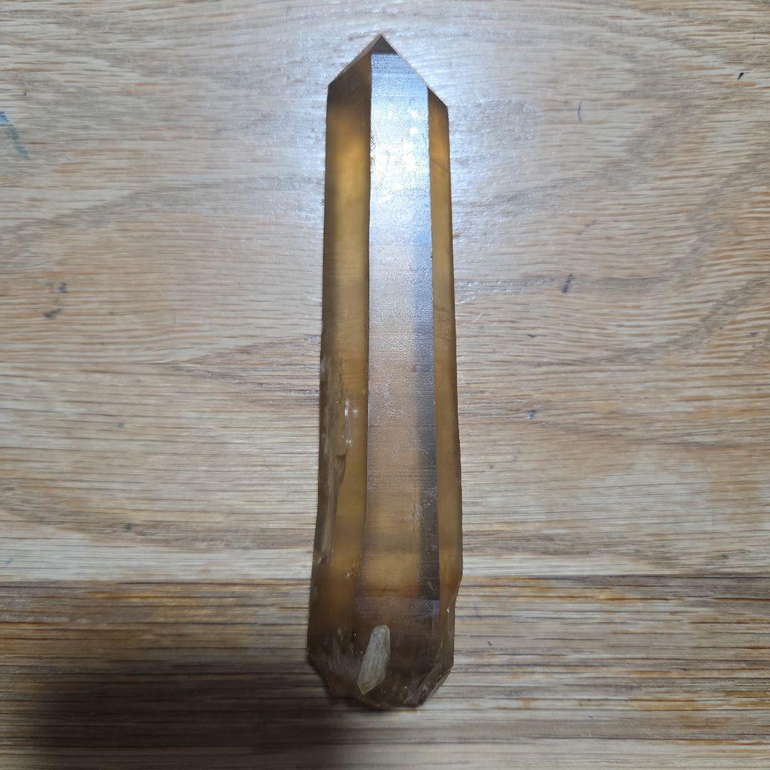 シトリン　原石　ザンビア産　207g　極上　非加熱　非研磨 　鉱物標本