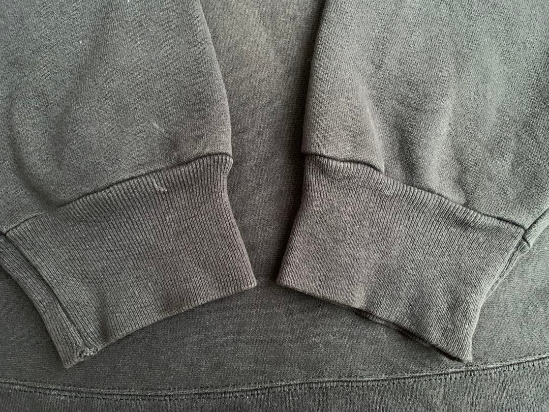 希少 90s XL FISHBONE vtg スウェット ブラック リバース 黒