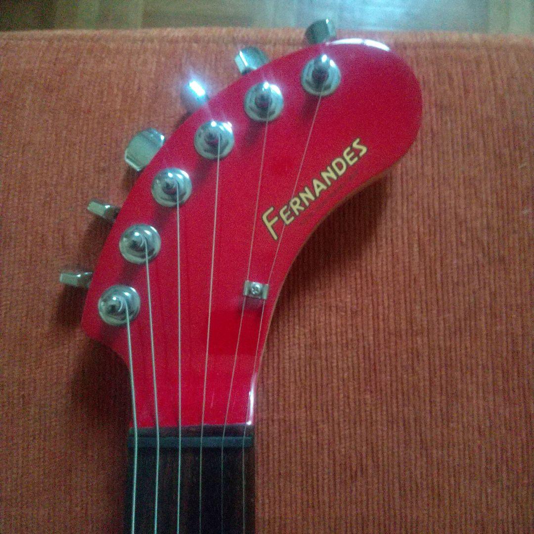 ぱんち様用　フェルナンデス エレキギター ZO-3 象さん 赤 ※専用ケース付