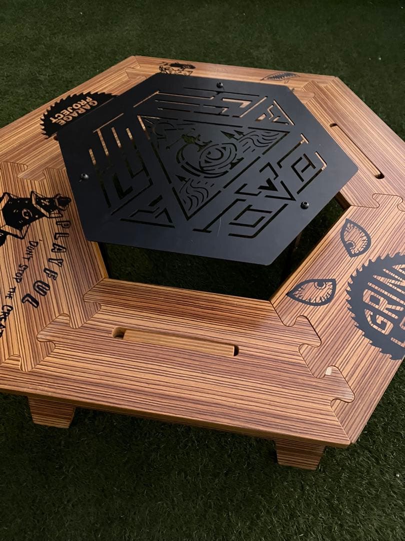 しま次郎　TheArth 六角　ヘキサテーブル