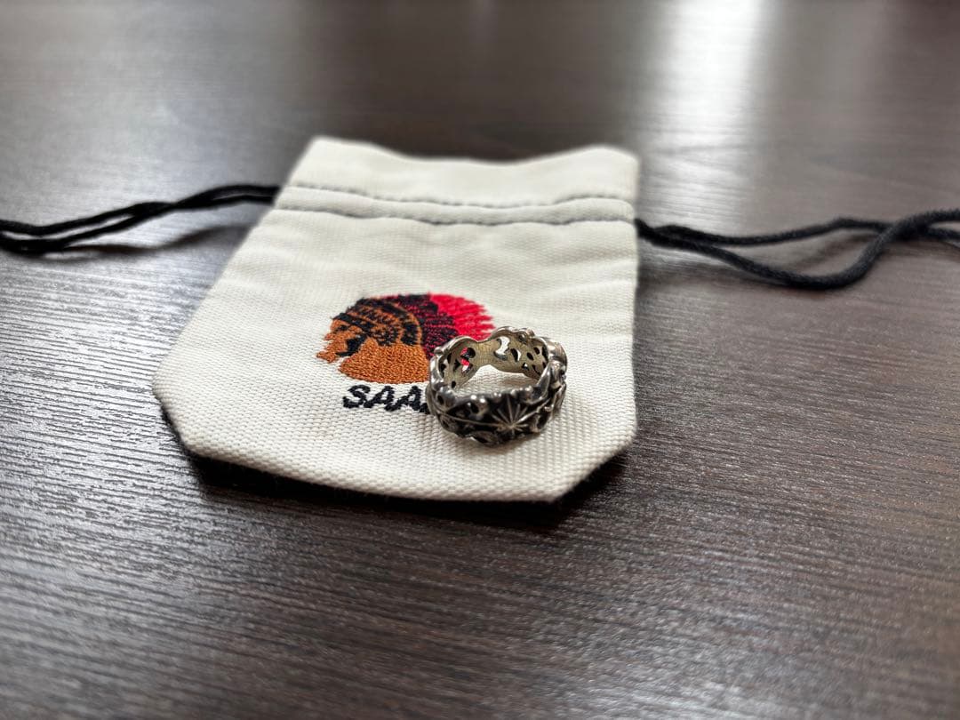 サード　SAAD リング　9号　巾着ポーチ付き　4点セット