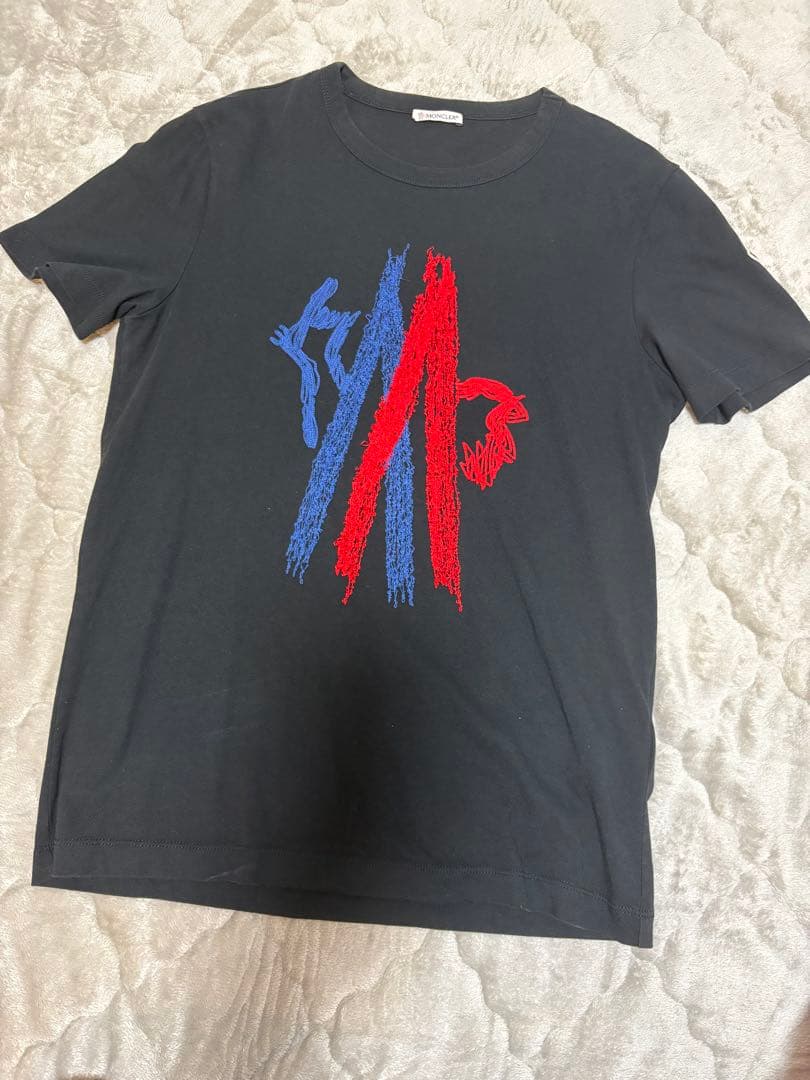 モンクレール　Tシャツ ブラック　S