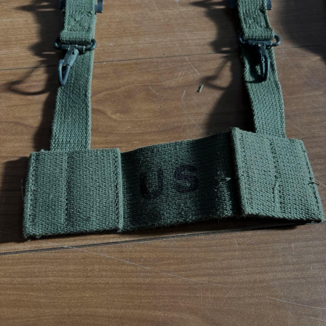 60s デッドストック　米軍実物　M56 フィールドパック ストラップ6個セット