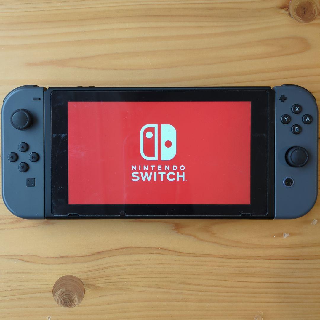 み*や様 Nintendo Switch 本体 グレー Joy-Con付き　おま
