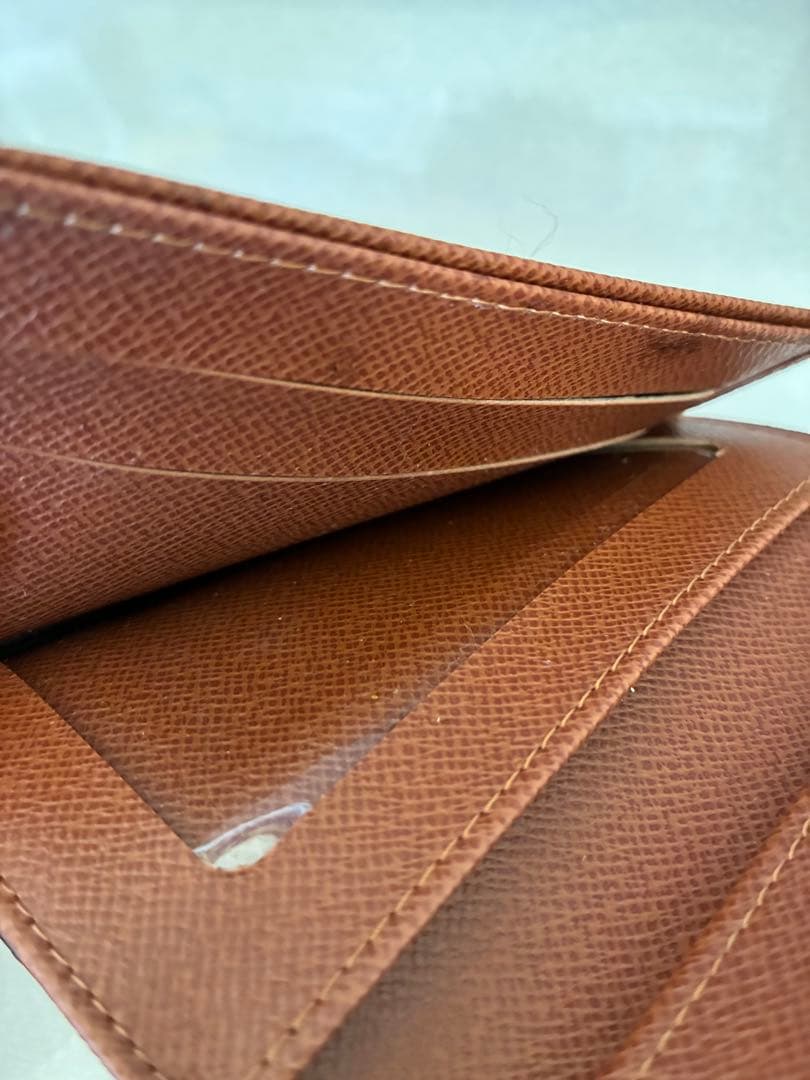 再値下げセール中★Louis Vuitton★モノグラム　二つ折り財布 ブラウン