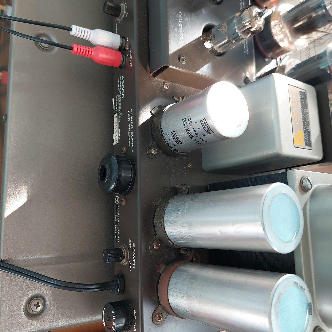 真空管アンプ A-3600 真空管復刻ゴールドライKT88