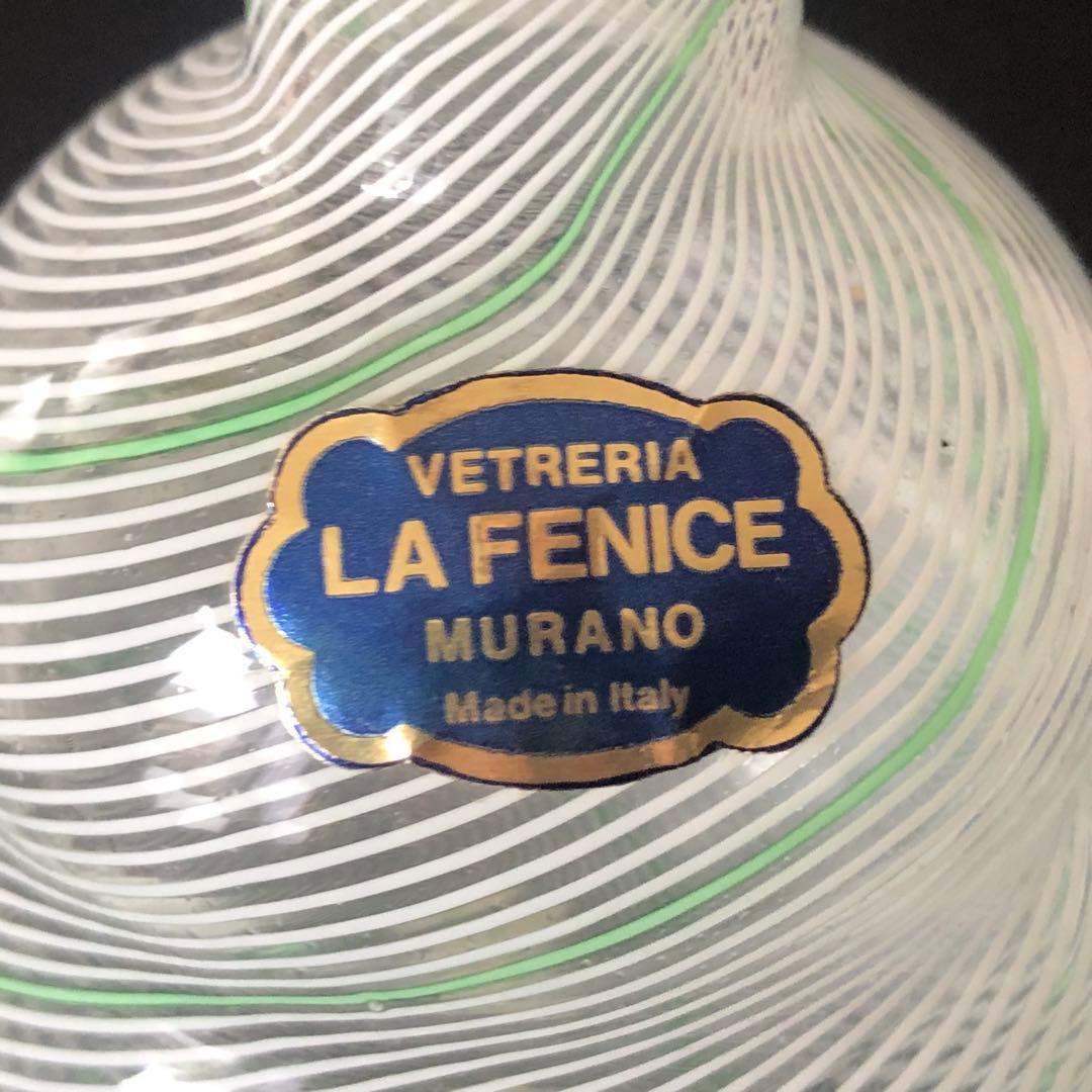 MURANOガラス小花瓶　イタリアヴェネチアンガラス　ヴィンテージ未使用