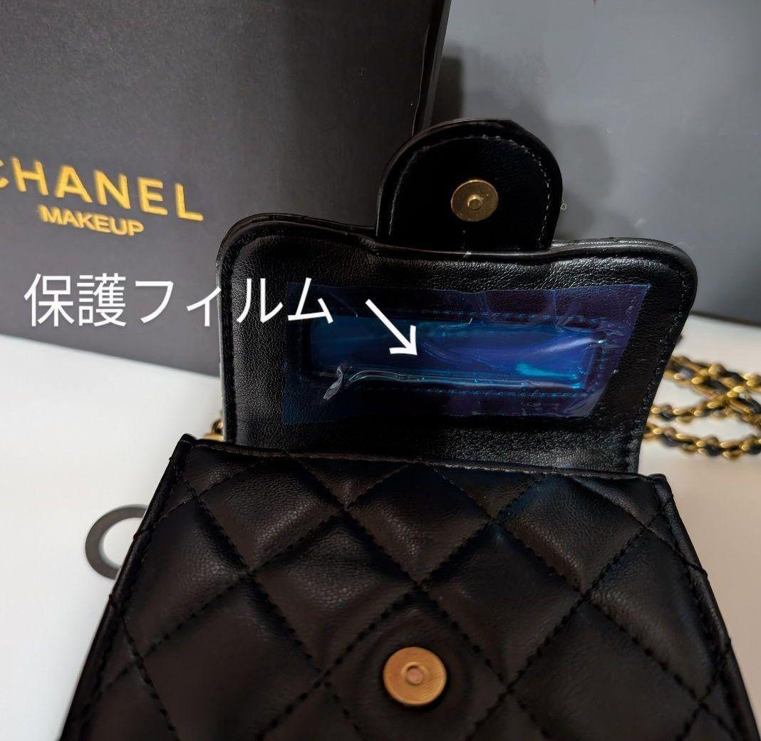 CHANELブラックキルティングチェーンショルダーミニバッグ ❦ミニマトラッセ