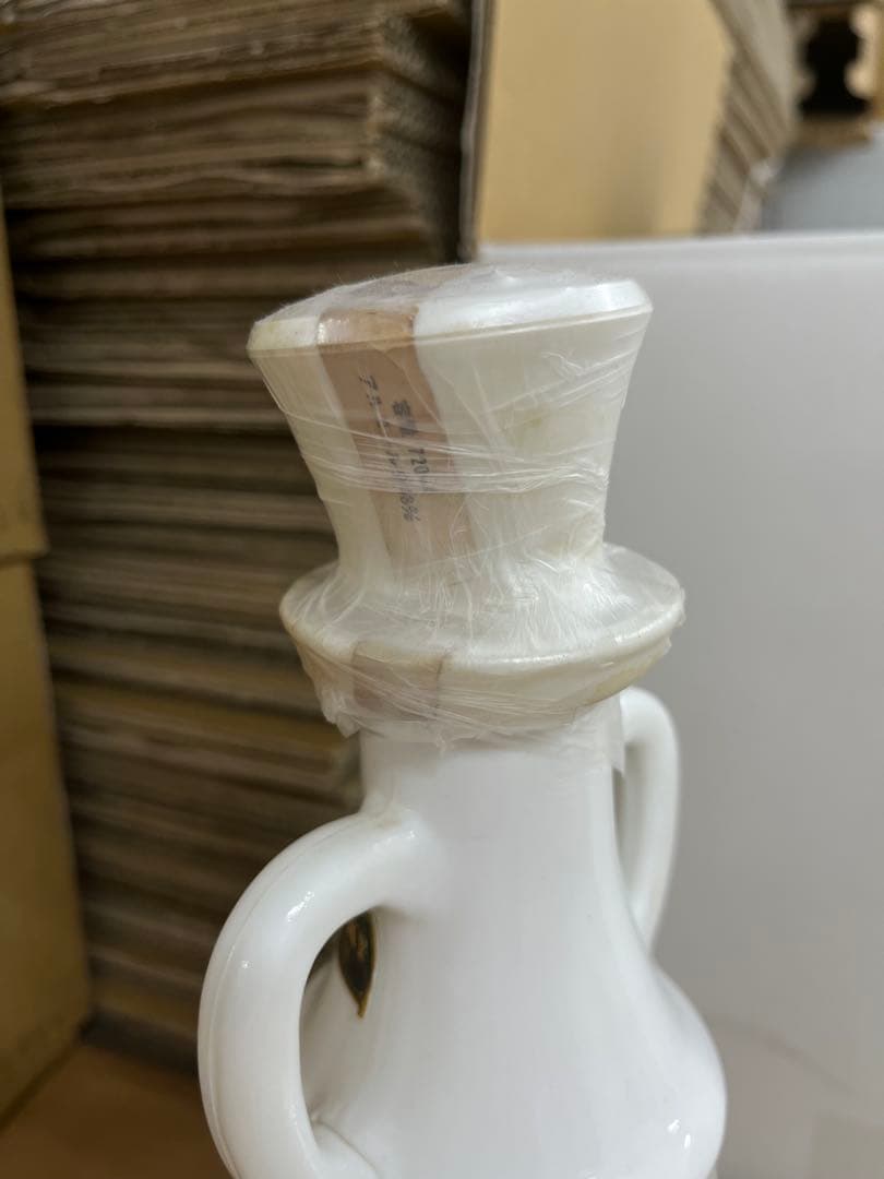 1994年製 陶器ウイスキー壺 騎馬デザイン720ml 43%