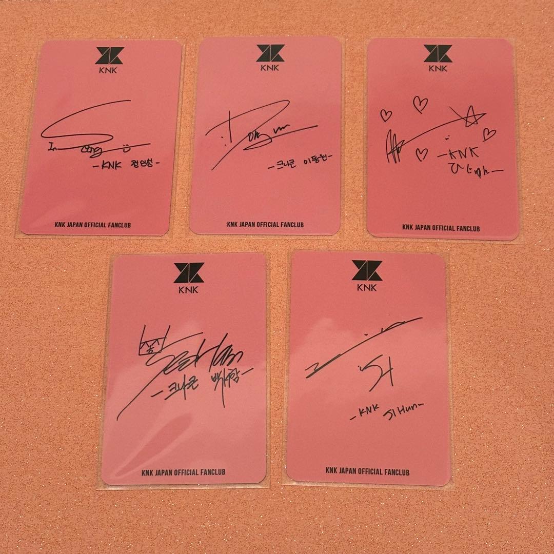 クナクン KNK 日本FC特典 トレカ 証明写真