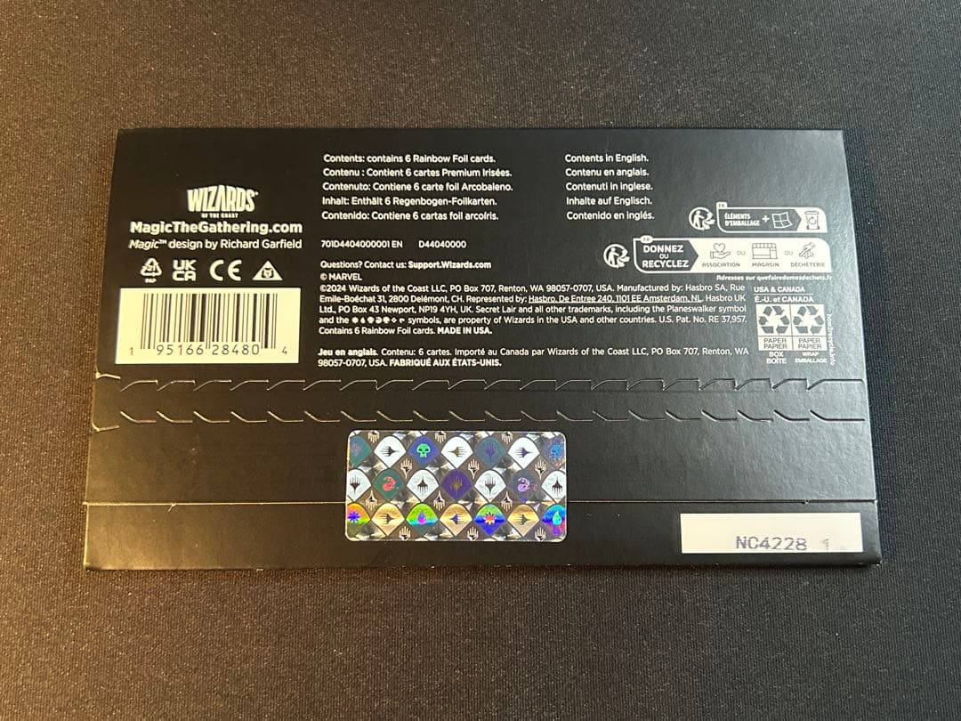 MTG 【Foil】Marvel's Iron Man １箱