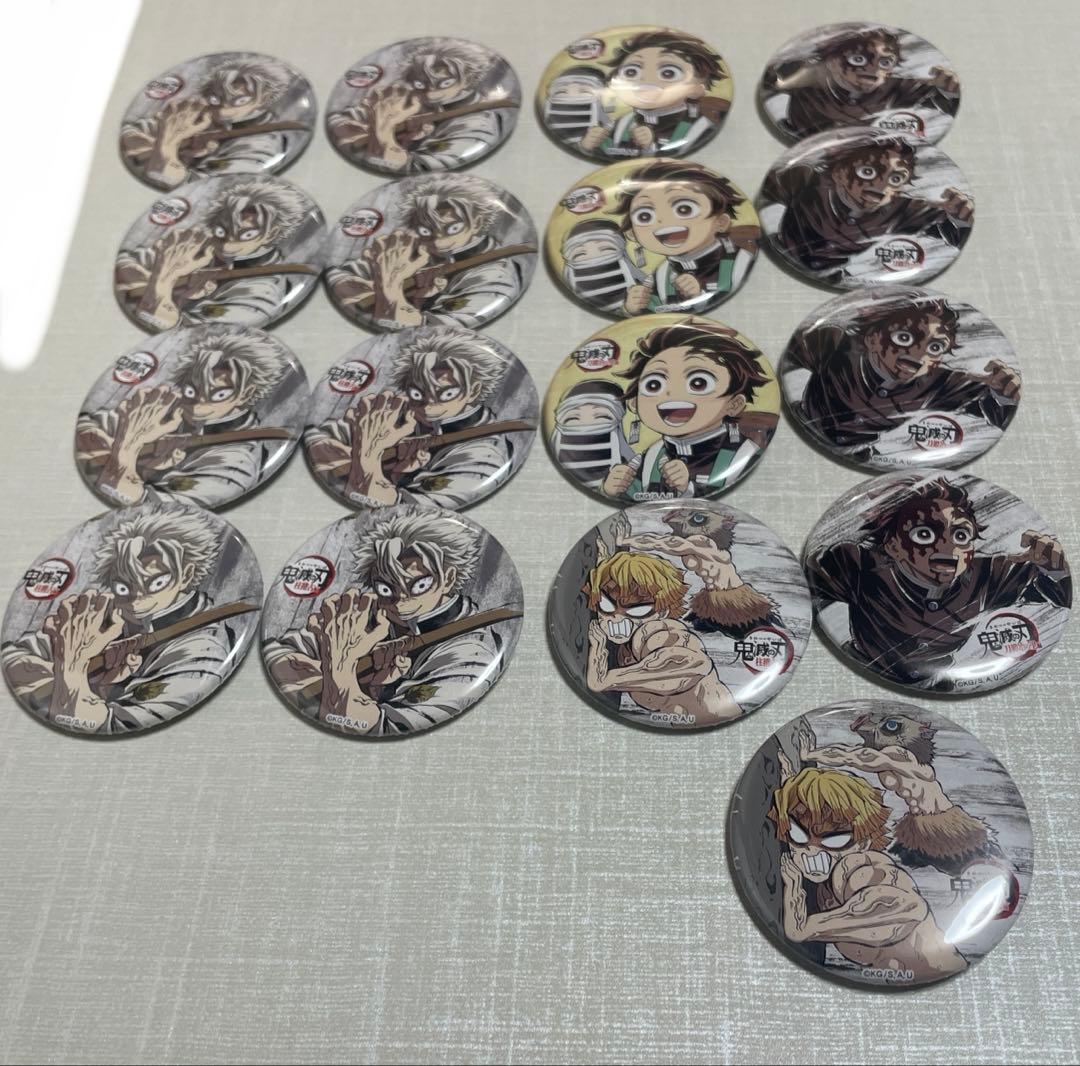 鬼滅の刃 肆 缶バッジ 実弥 炭治郎 善逸 伊之助