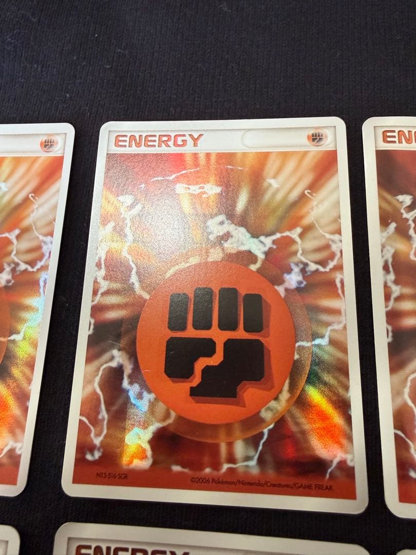 ポケモンカード エネルギー ホロン 闘タイプ 6枚セット キズあり