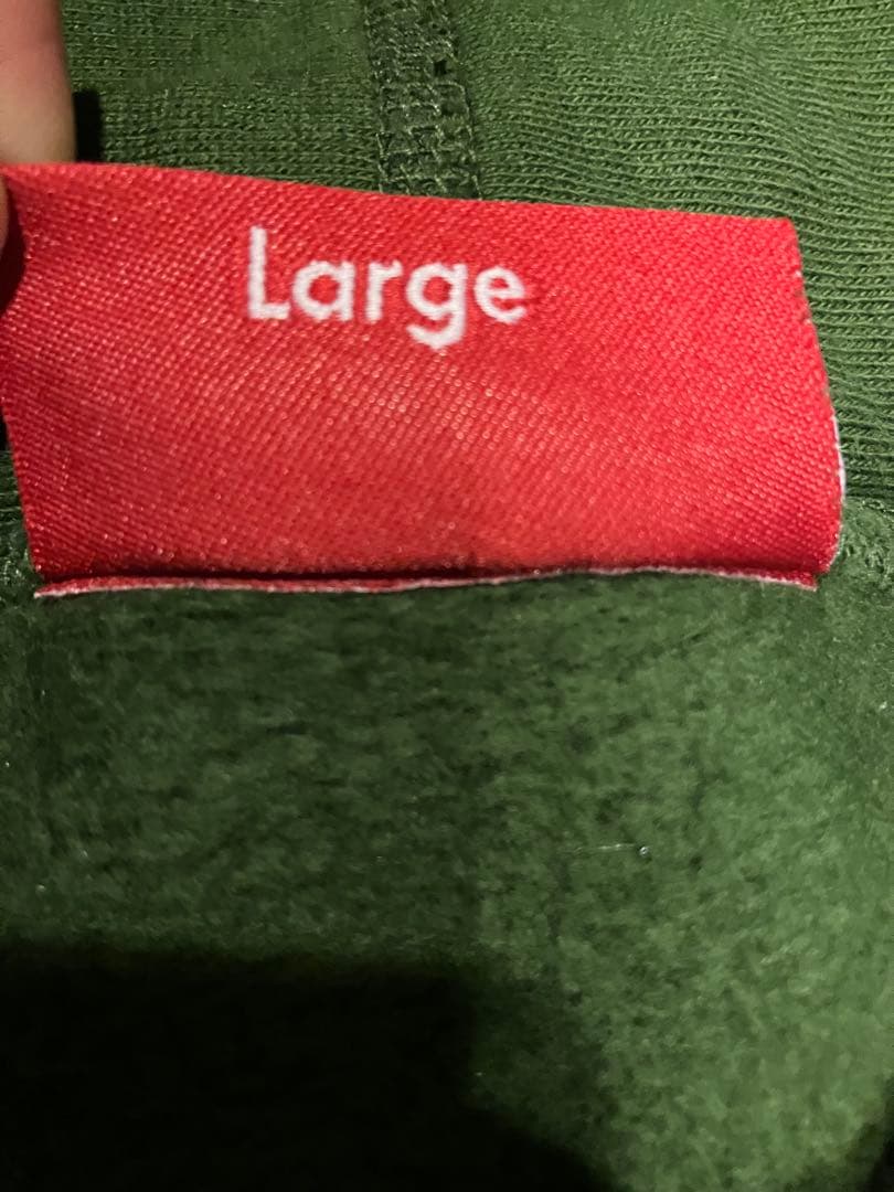 Supreme オリーブグリーン パーカー