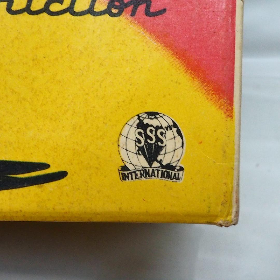 SSS【オールドタイマー セダン赤S-1209】ブリキtin toy car箱付