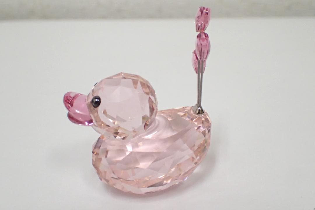 7/未使用品 スワロフスキー ハッピーダック オブジェ 置物 1143438