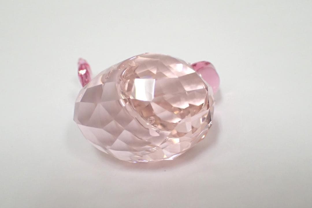 7/未使用品 スワロフスキー ハッピーダック オブジェ 置物 1143438