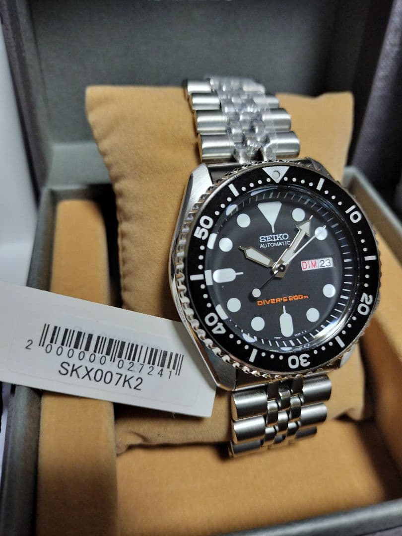 【新品】セイコー ブラックボーイ SKX007K2 7S26- 0020