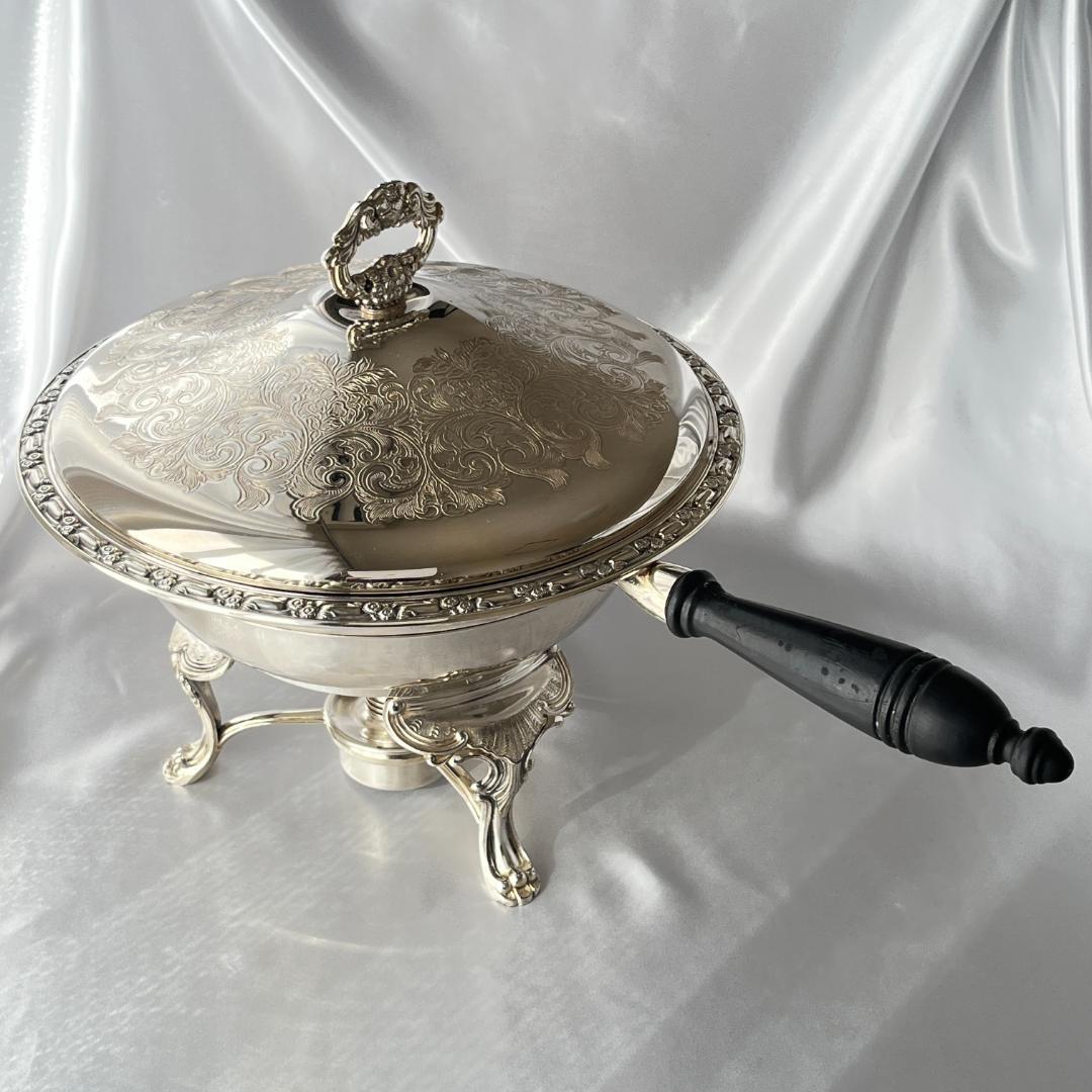 【ONEIDA】 ビュッフェサーバー【シルバープレート】スタンド/バナー