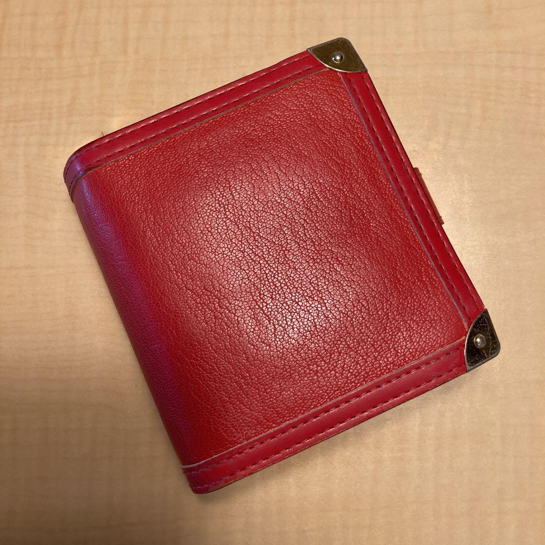 LOUIS VUITTON ルイヴィトン　スハリ コンパクトジップ　赤