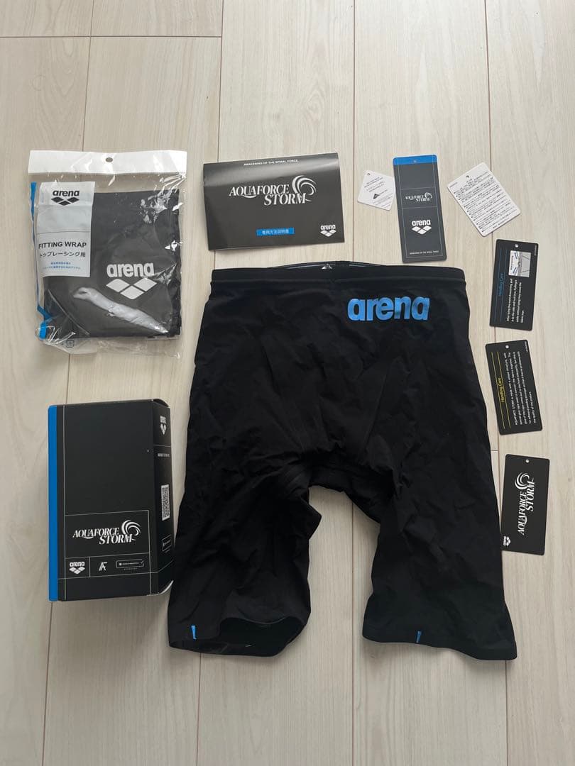 (1回着用, おまけ付き)Arena Aquaforce Storm MF L