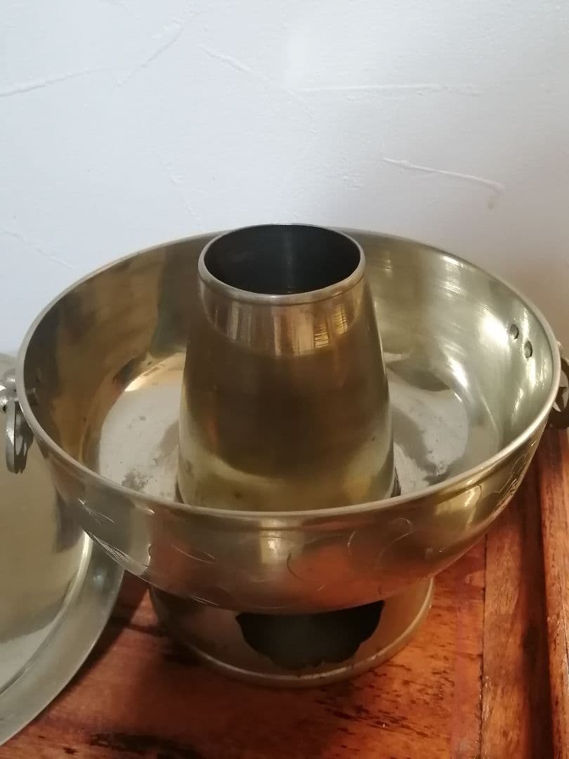 朝鮮 宮廷料理 神仙炉 朝鮮美術 蝙蝠手 シンソルロ 火鍋 錫 彫金