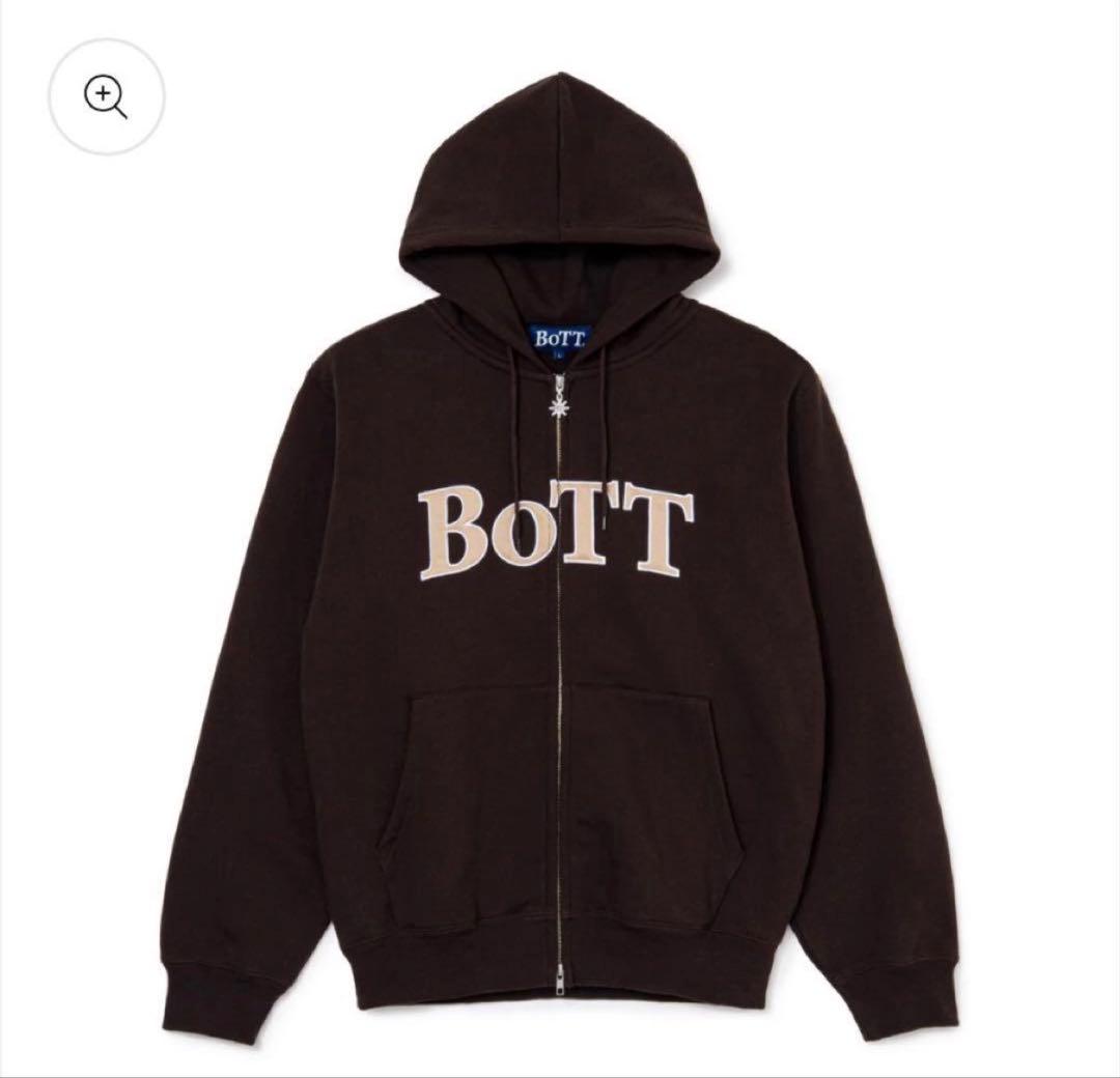 BOTT OG Logo Zip Hoodie - ブラウン L