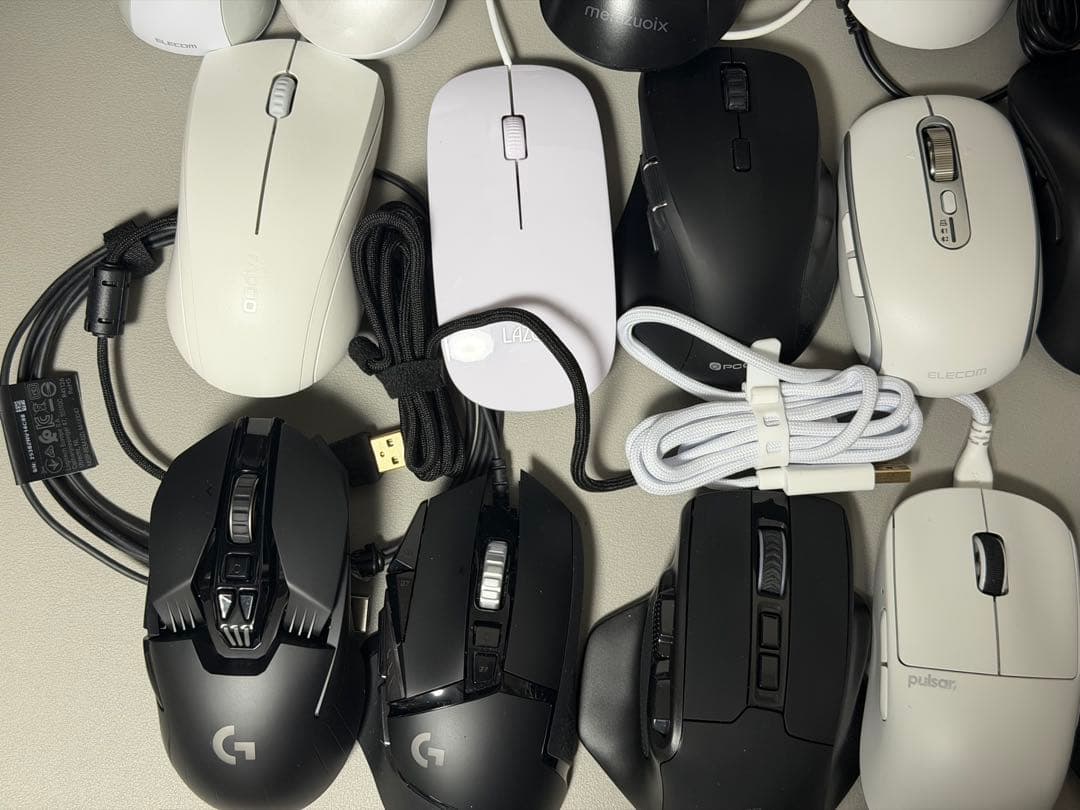 複数の有線/無線マウスセット(中古現状品)