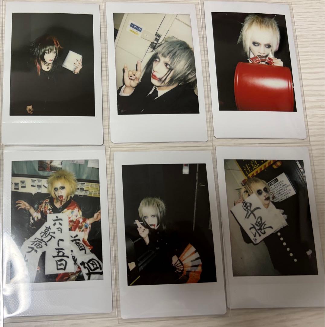 ⑥黒百合と影 烏名鳴 メメント・モリ 哀 チェキ 10枚セット