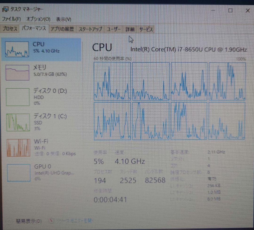 ミニPC Skynew M4S corei7 8650U