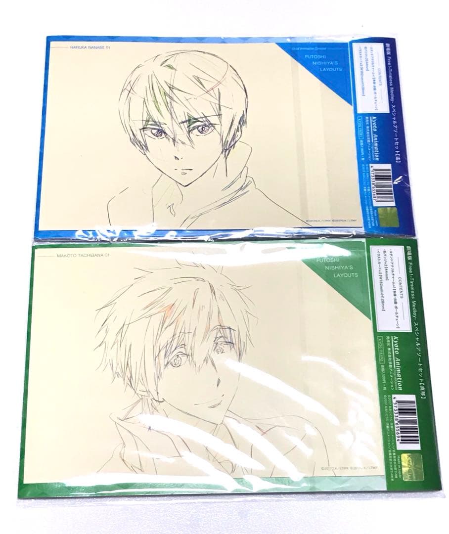 未開封品◎七瀬遙＆橘真琴 スペシャルアソートセット Free! 総作監 西屋太志