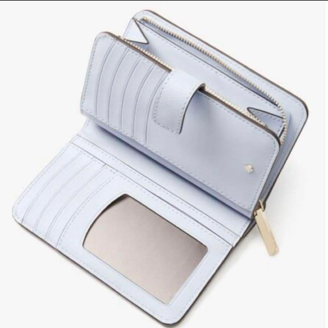 【年末年始限定セール】新品KATE SPADE財布 ウォレット　水色うさぎ