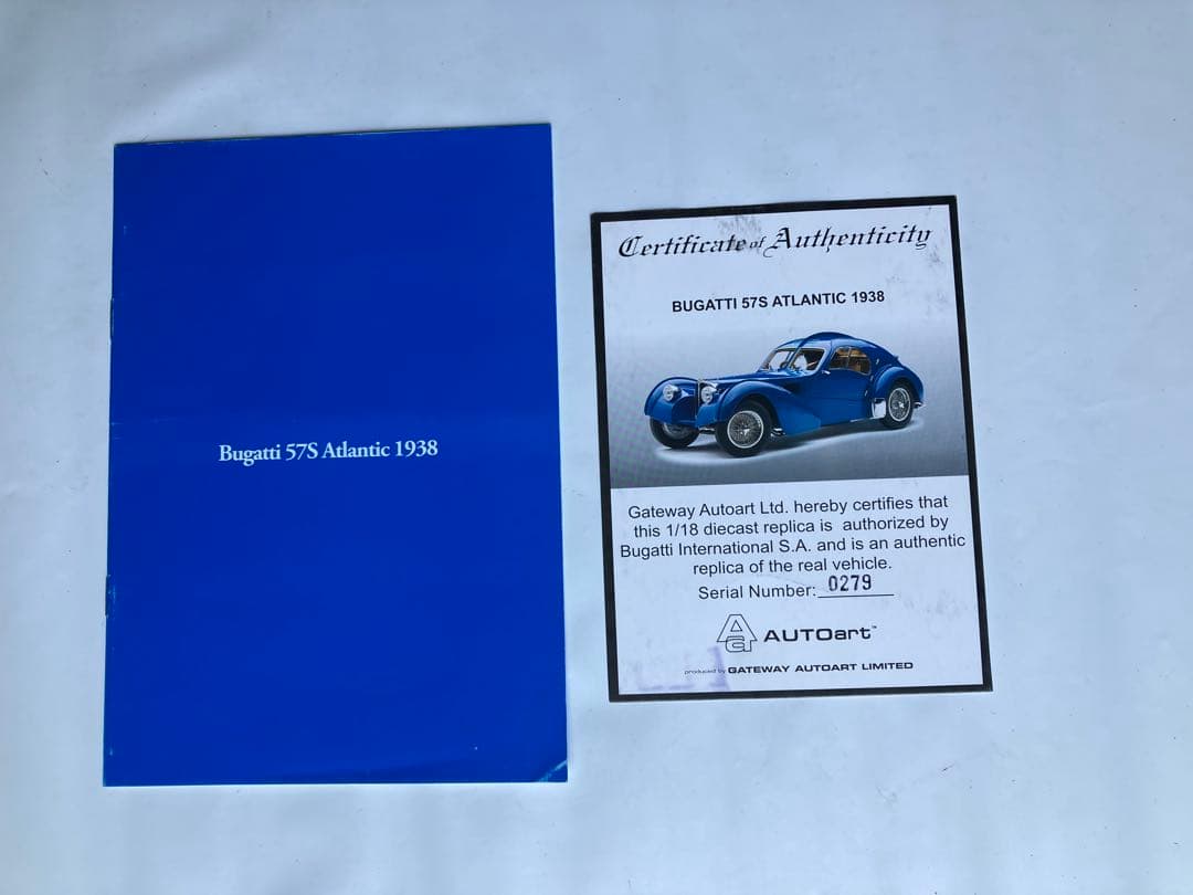 AUTOart 1/18 ブガッティ タイプ ダイキャストモデル