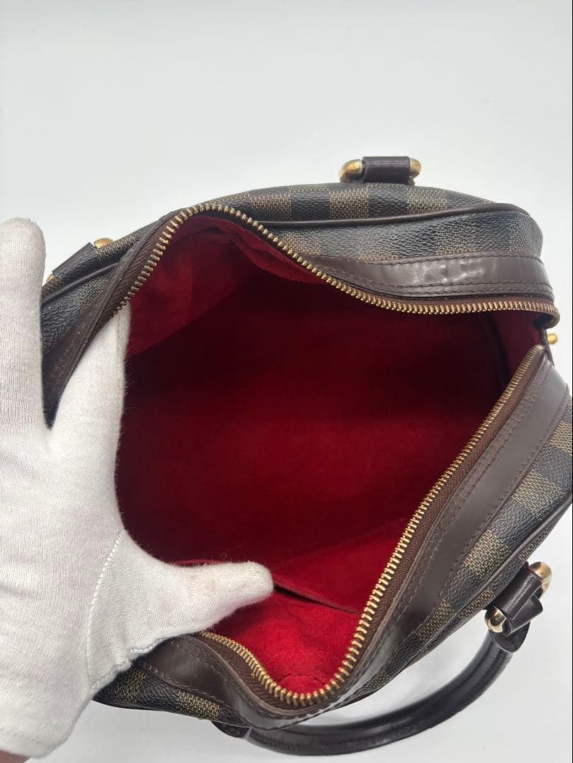 鑑定済 LOUIS VUITTON ルイヴィトン ダミエドゥオモ N60008