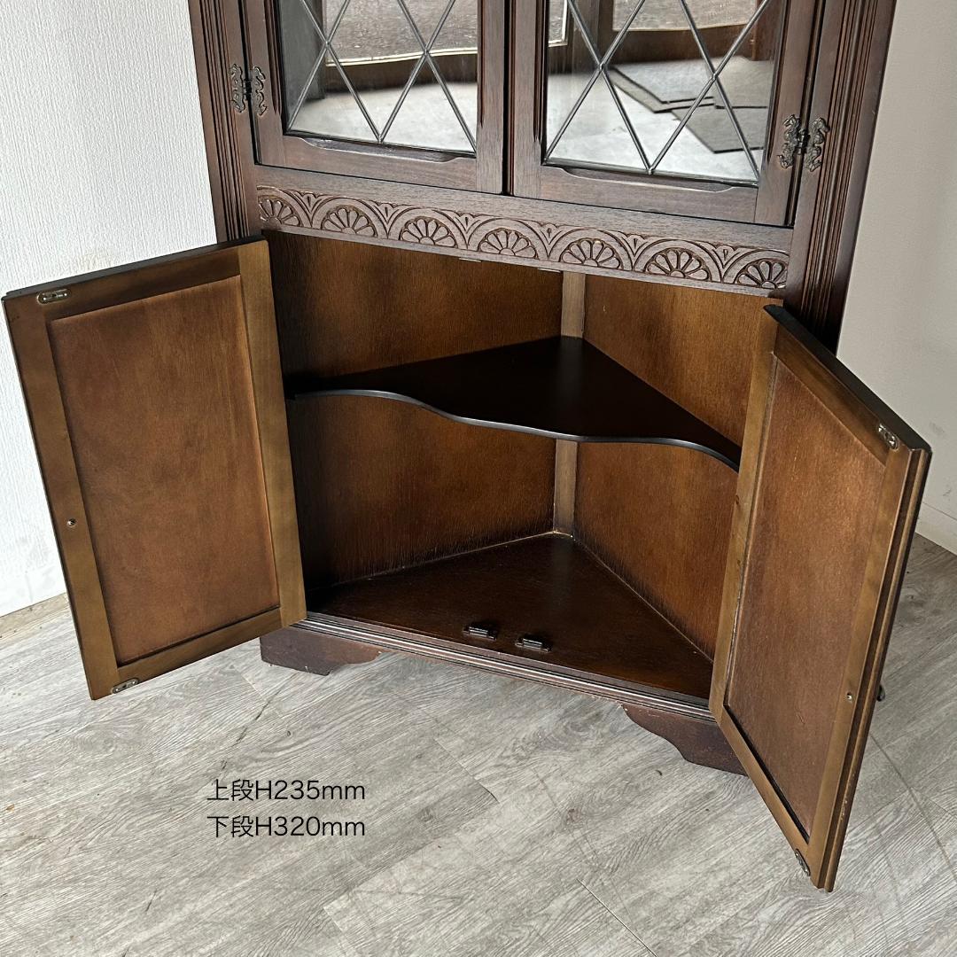 イギリス アンティーク　家具 コーナーキャビネット　1950年頃 513A