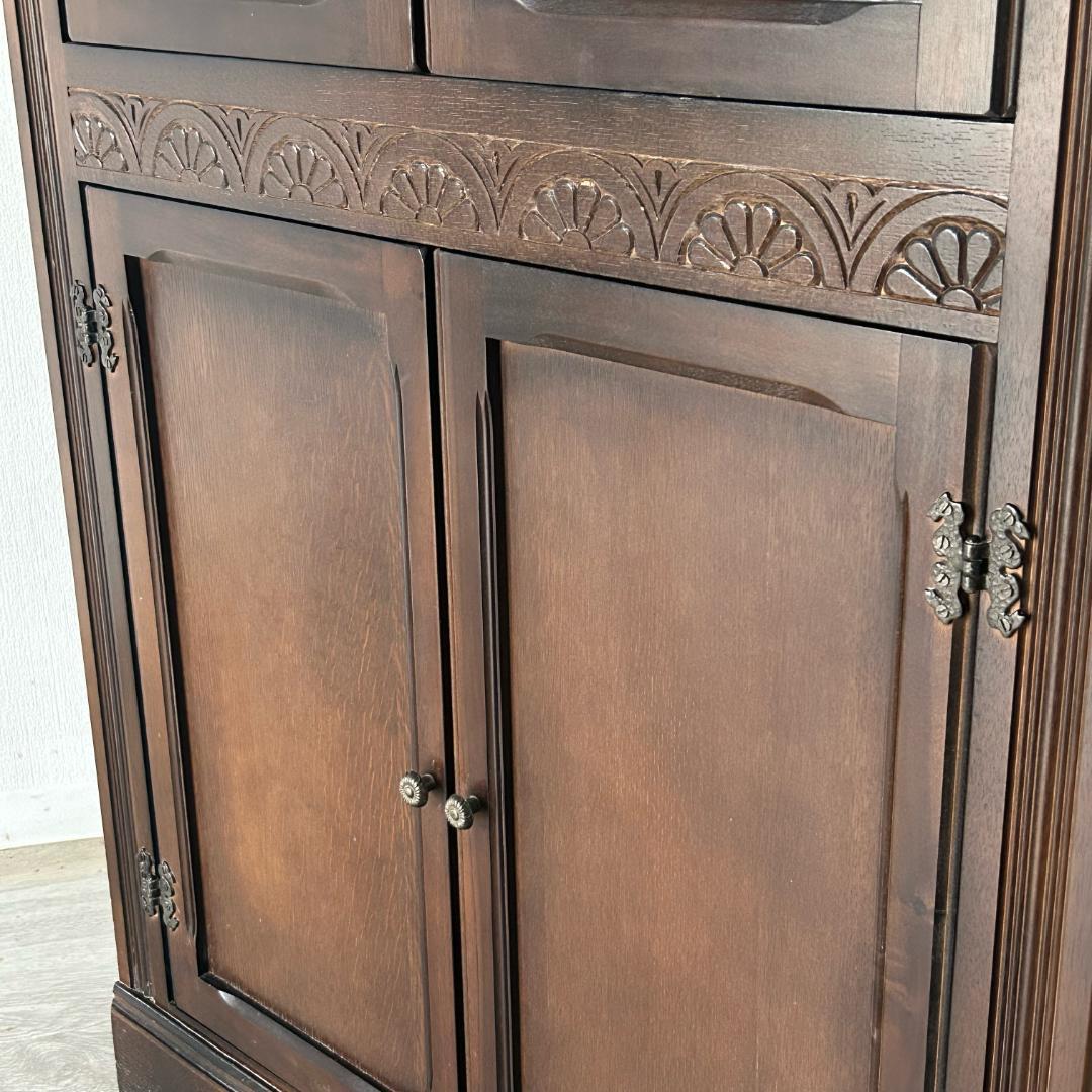 イギリス アンティーク　家具 コーナーキャビネット　1950年頃 513A