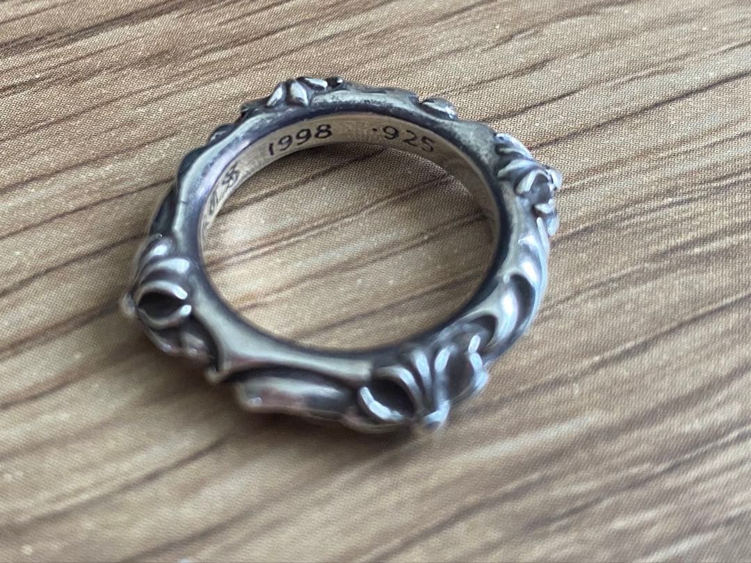 クロムハーツ SBTバンド リング 販売証明書(個人情報切り取り)あり