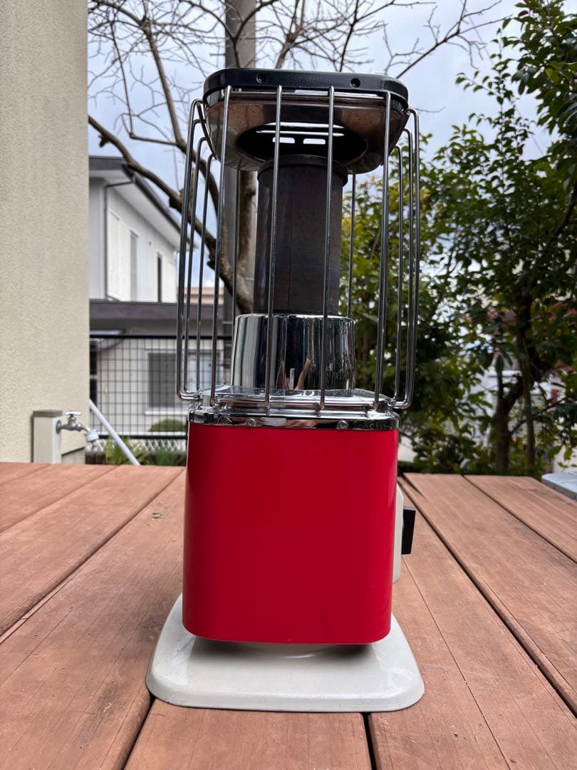 SANYO ガスストーブ レッド