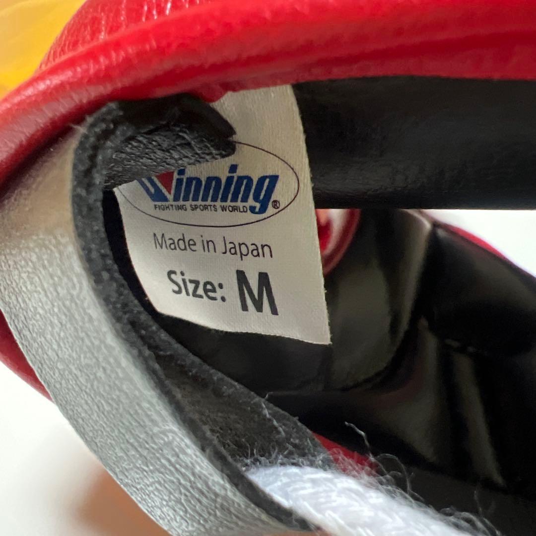 Winning ボクシングヘッドギア 赤
