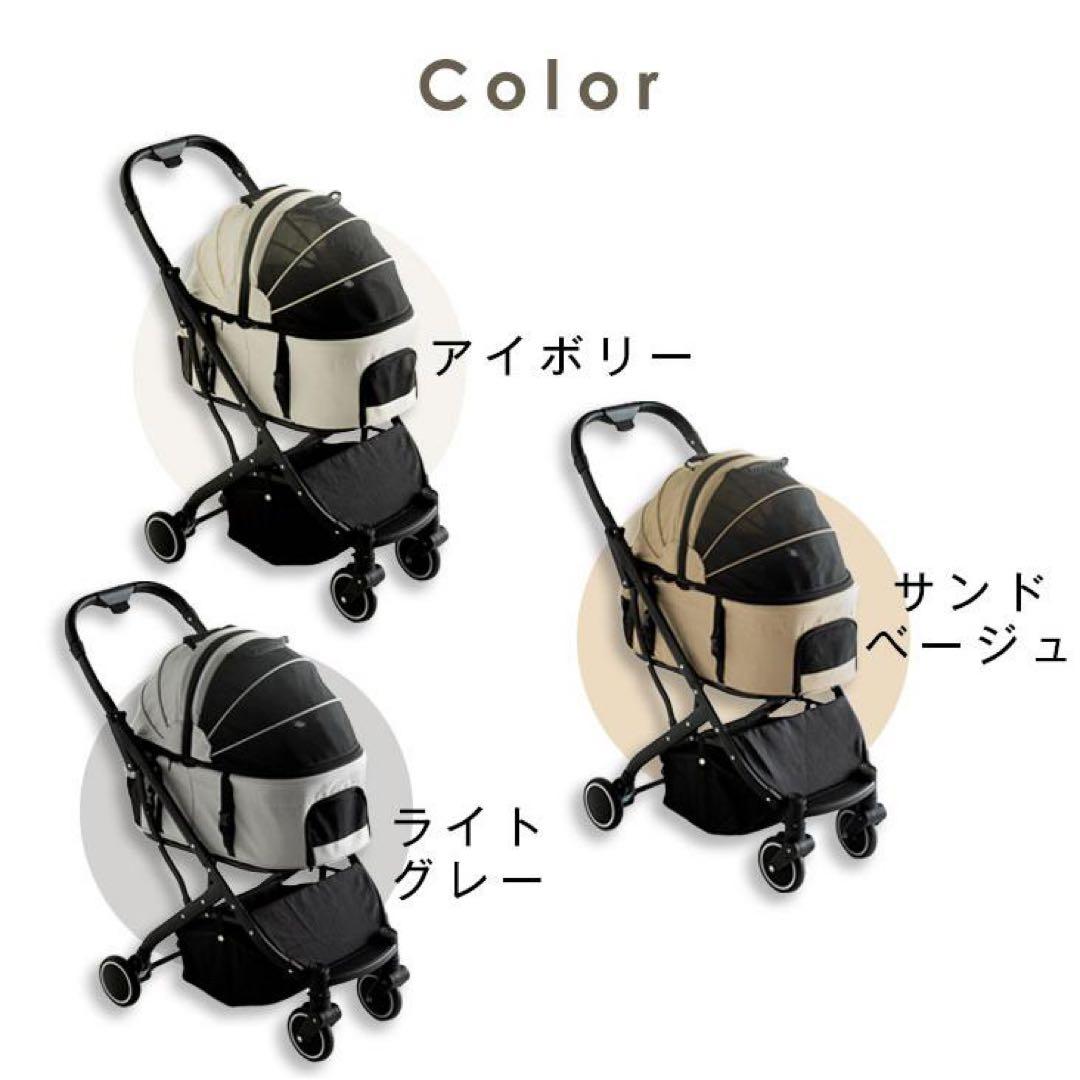 ペットカート 小型犬 中型犬 多頭 折りたたみ 取り外し可能 ペットバギー