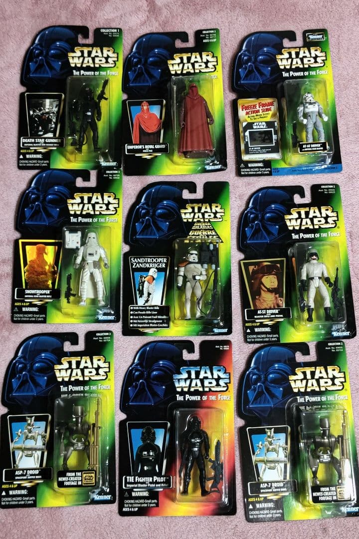 スターウォーズ　サンドトルーパー、タイファイターパイロット、AT-STドライバー