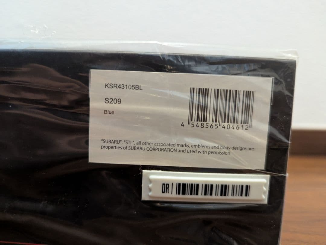 【限定生産】京商 オリジナル 1/43 S209 (ホワイト＆ブルー）