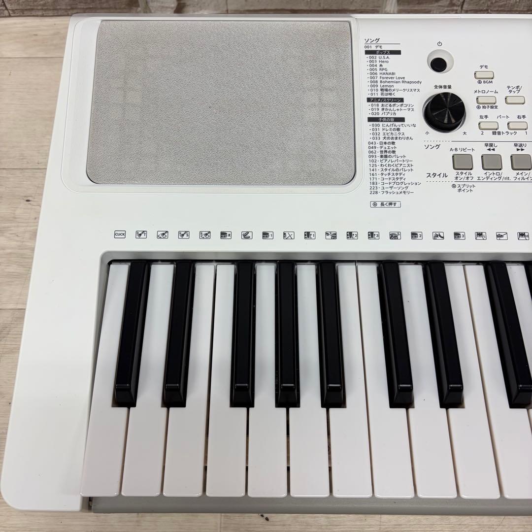 YAMAHA ヤマハ 61鍵盤 ポータブルキーボード 光る鍵盤 EZ-300 ⑦