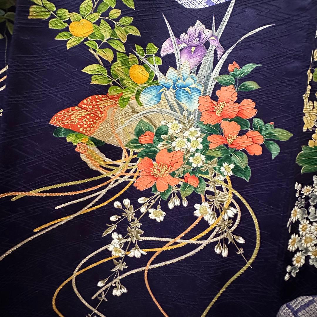 ★豪華絢爛手描き大振袖‼️三越扱い　袋帯他　6点セット