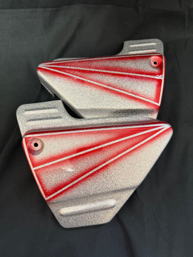 xjr400外装　4hm フルラメ　キャンディレッド　beet ラメラメ外装