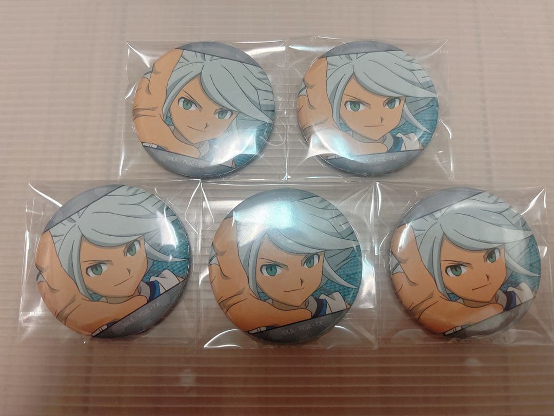 イナズマイレブン イナイレ ガゼル 場面写缶バッジ 5点