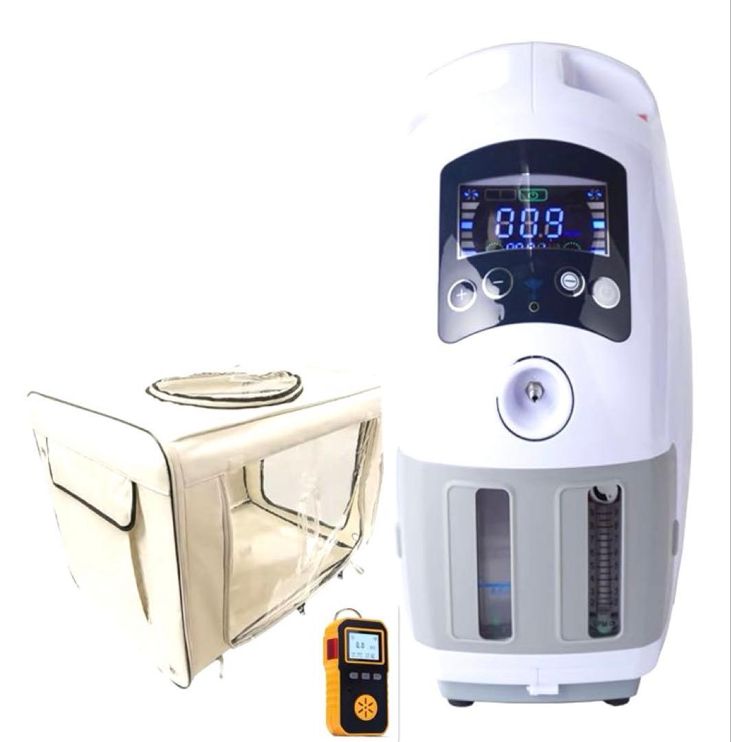 なっちん⭐断捨離開始！専用 ペット用 酸素室セット M酸素濃縮器・酸素測定器３点